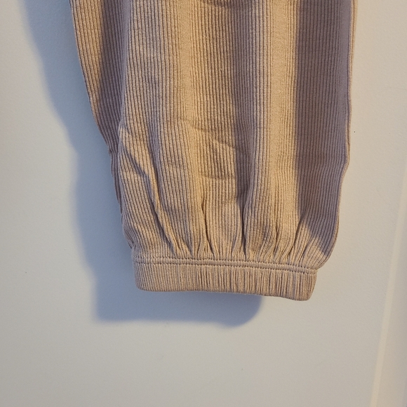 LNA Nude Ribbed Joggers Size Small - Picture 3 of 6